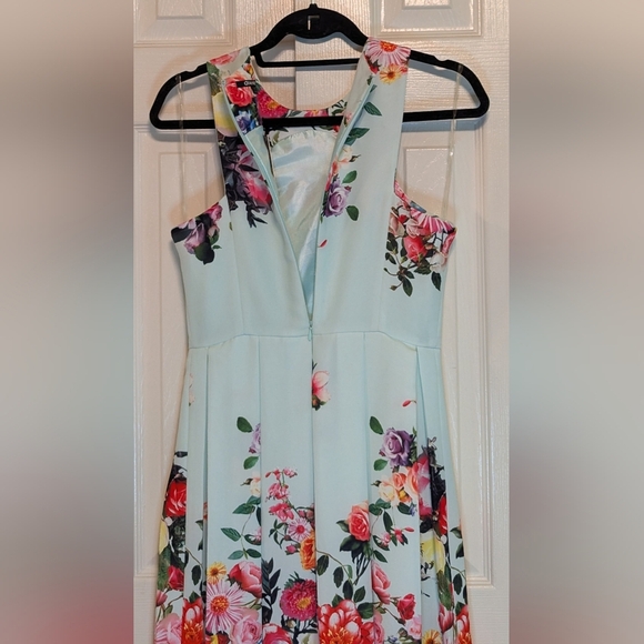 Gianni Bini Sleeveless Pleated Floral Dress - Picture 4 of 8